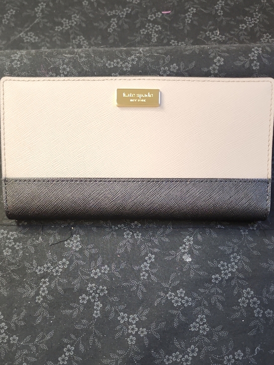 kate spade Handbags - Kate Spade Neda Newbury Lane Zip-Around Wallet in Mousfro/Black  New No Tag